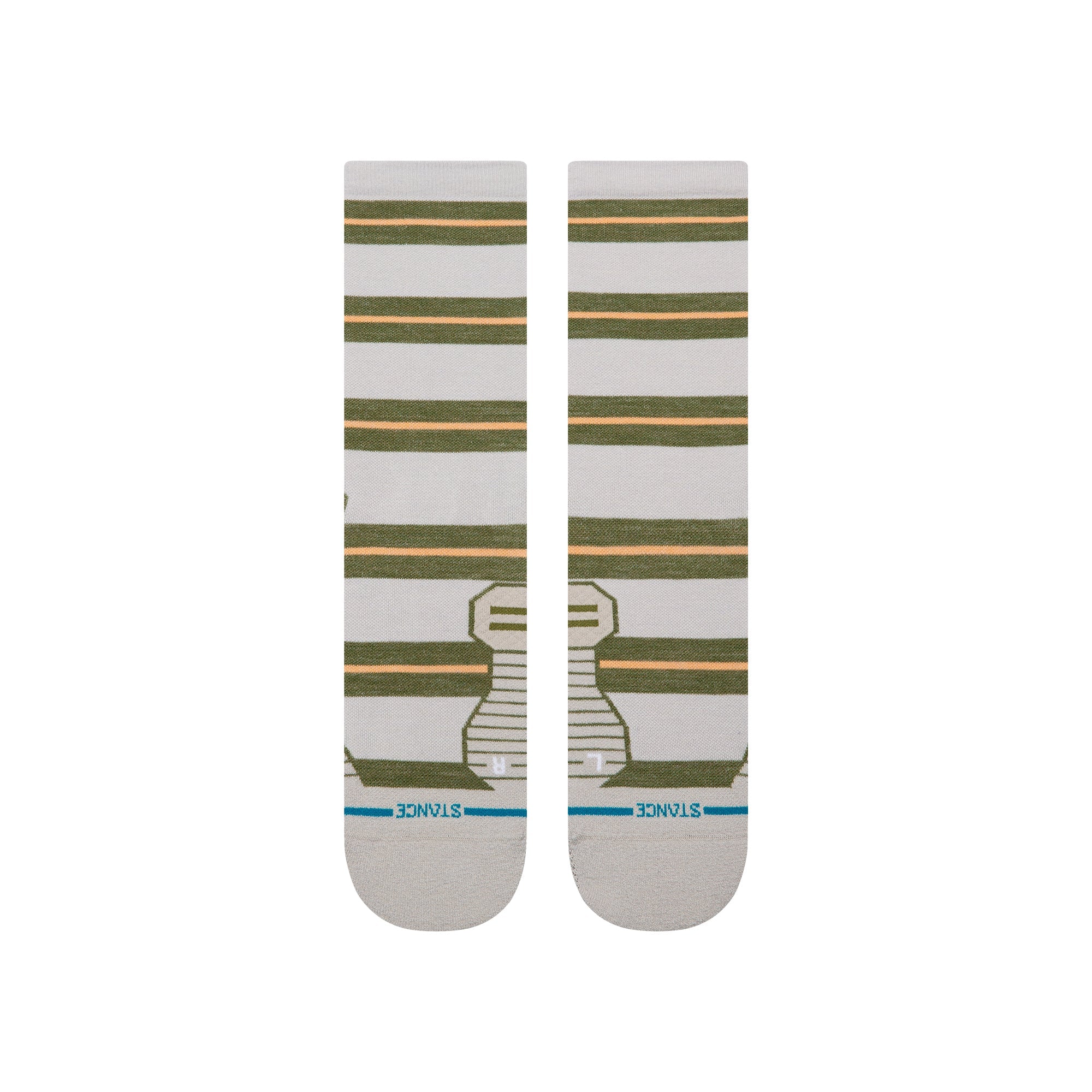 STRIPED IT LIGHT WOOL CREW