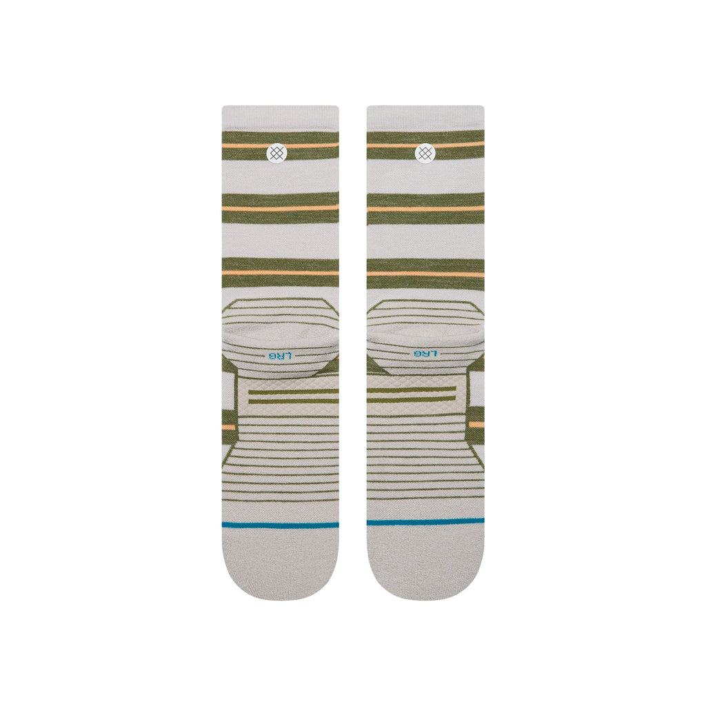 STRIPED IT LIGHT WOOL CREW