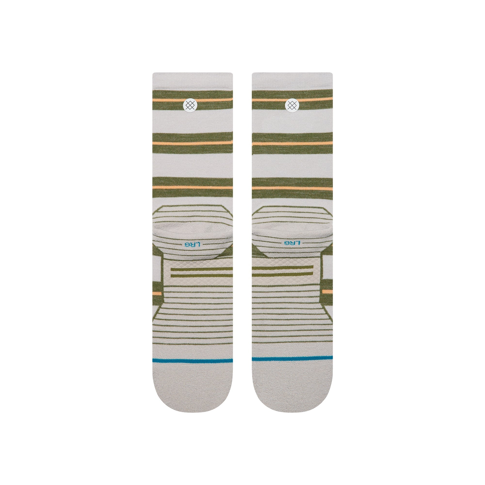 STRIPED IT LIGHT WOOL CREW