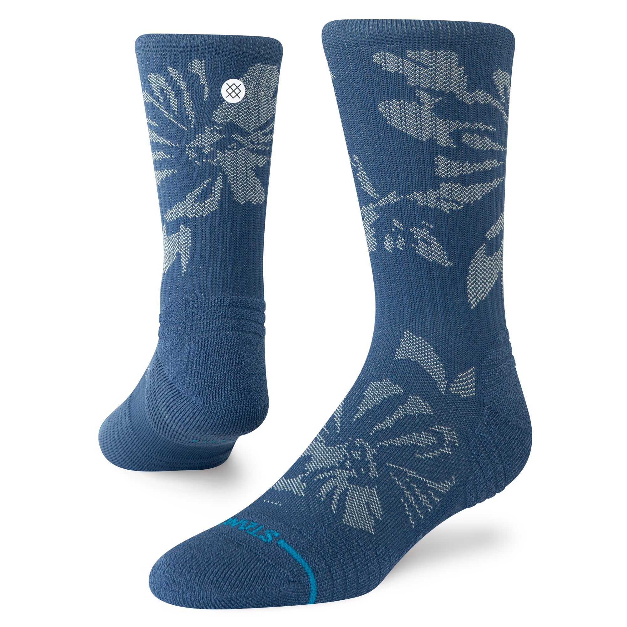 FLORA SCAN MID RIBBED CREW