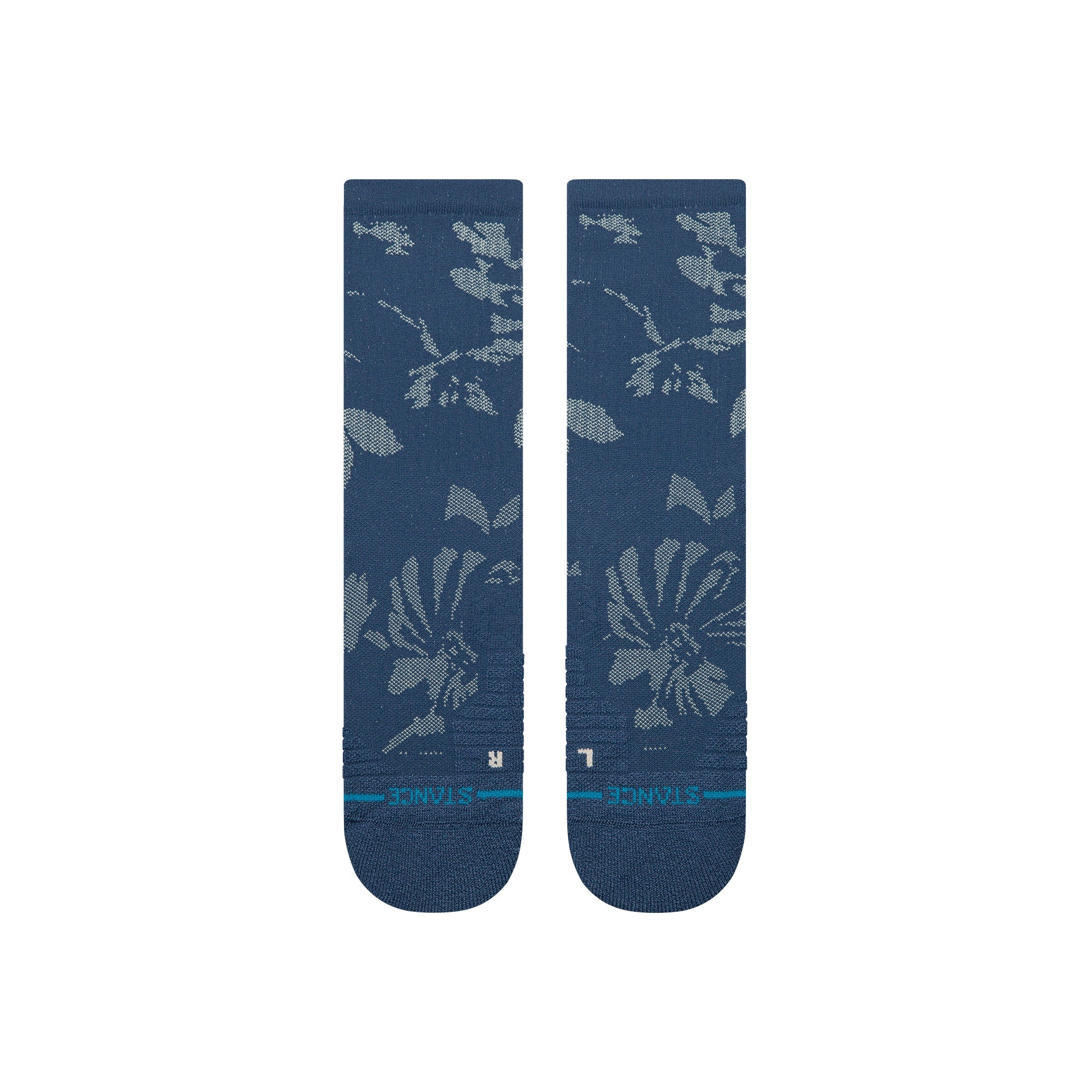FLORA SCAN MID RIBBED CREW