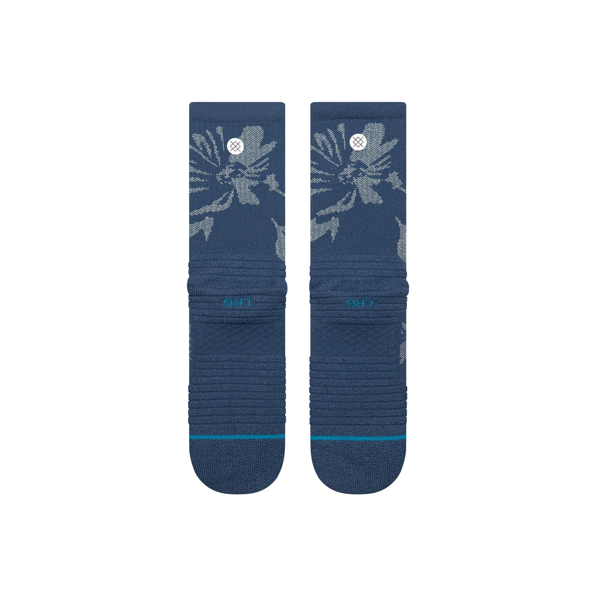 FLORA SCAN MID RIBBED CREW