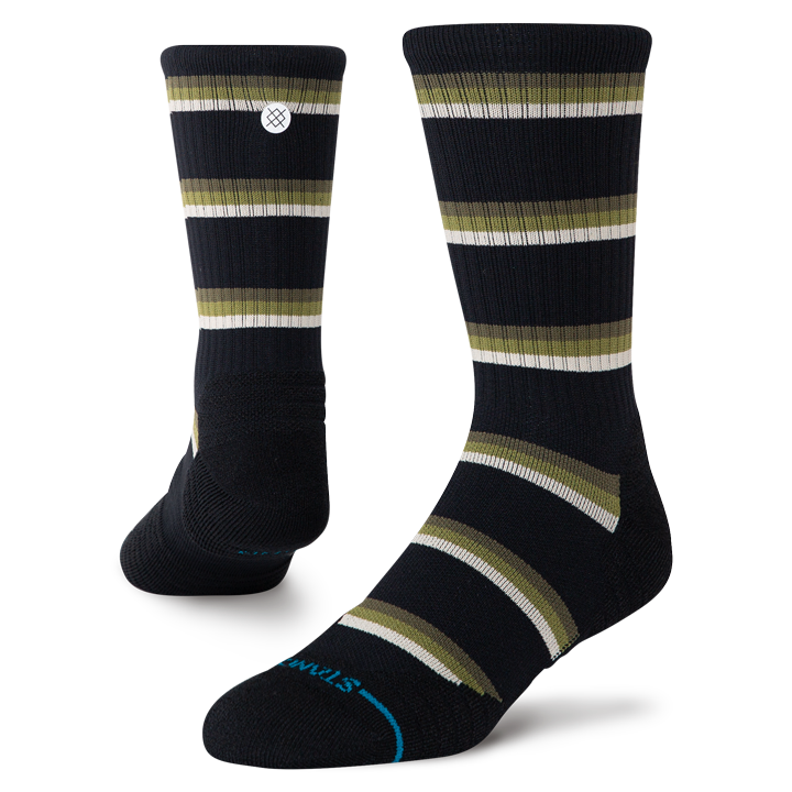 MULTISTRIPE MID RIBBED CREW
