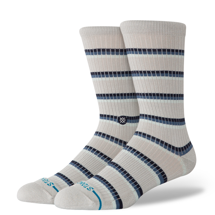 MULTISTRIPE RIBBED CREW